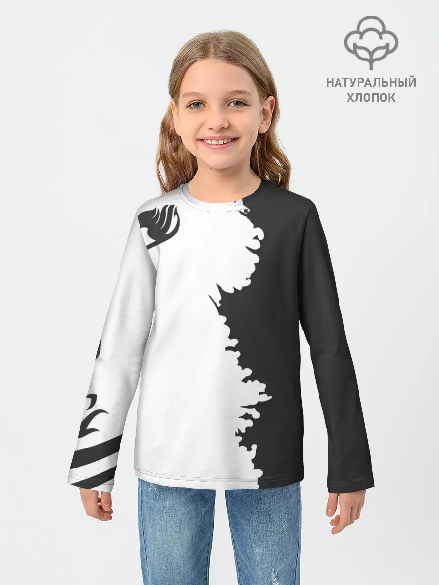 Детский лонгслив / абстракция Фейри Тейл