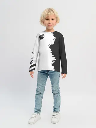 Детский лонгслив / абстракция Фейри Тейл