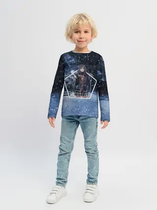 Детский лонгслив / Snow Bunny Girl