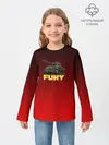 Детский лонгслив / Танк ЯРОСТЬ