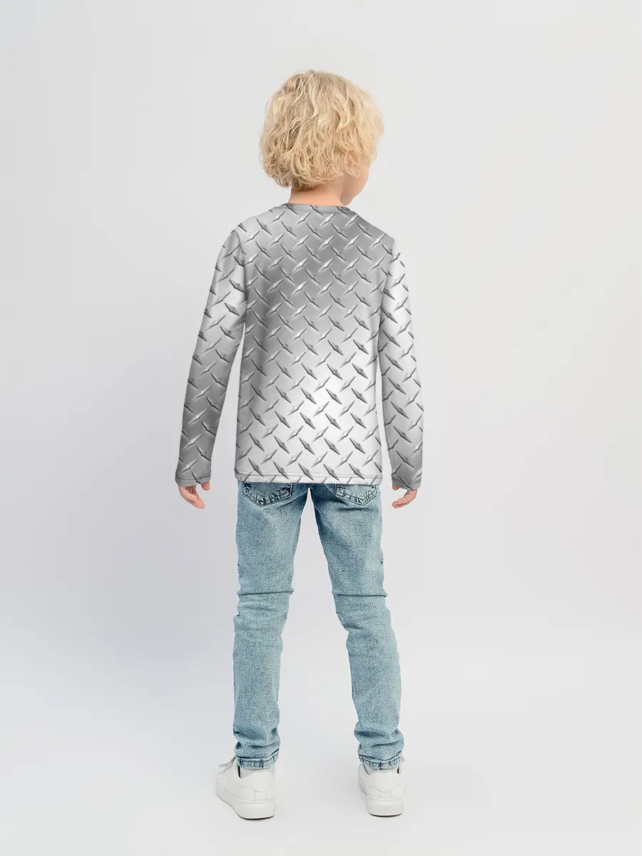 Детский лонгслив / Рифлёный металл