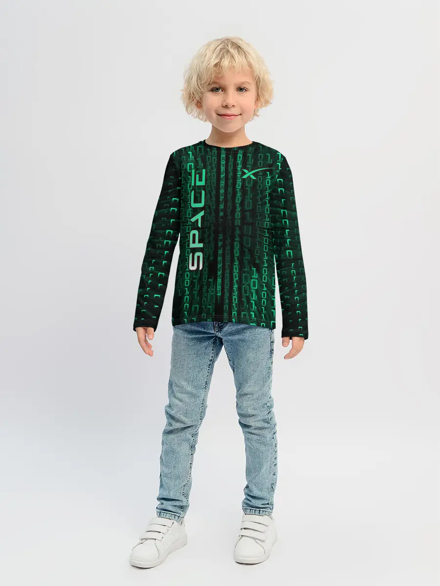 Детский лонгслив / SpaceX