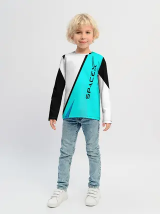 Детский лонгслив / SpaceX