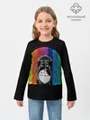 Детский лонгслив / My Neighbor Totoro радужный дождь