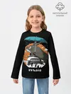 Детский лонгслив / Тоторо ест облака