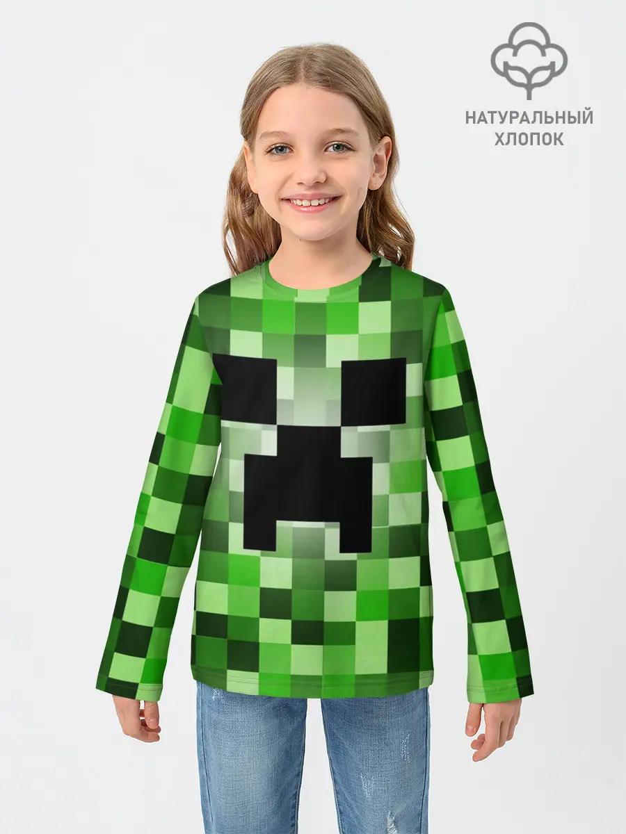 Детский лонгслив / MINECRAFT