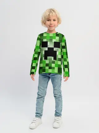 Детский лонгслив / MINECRAFT