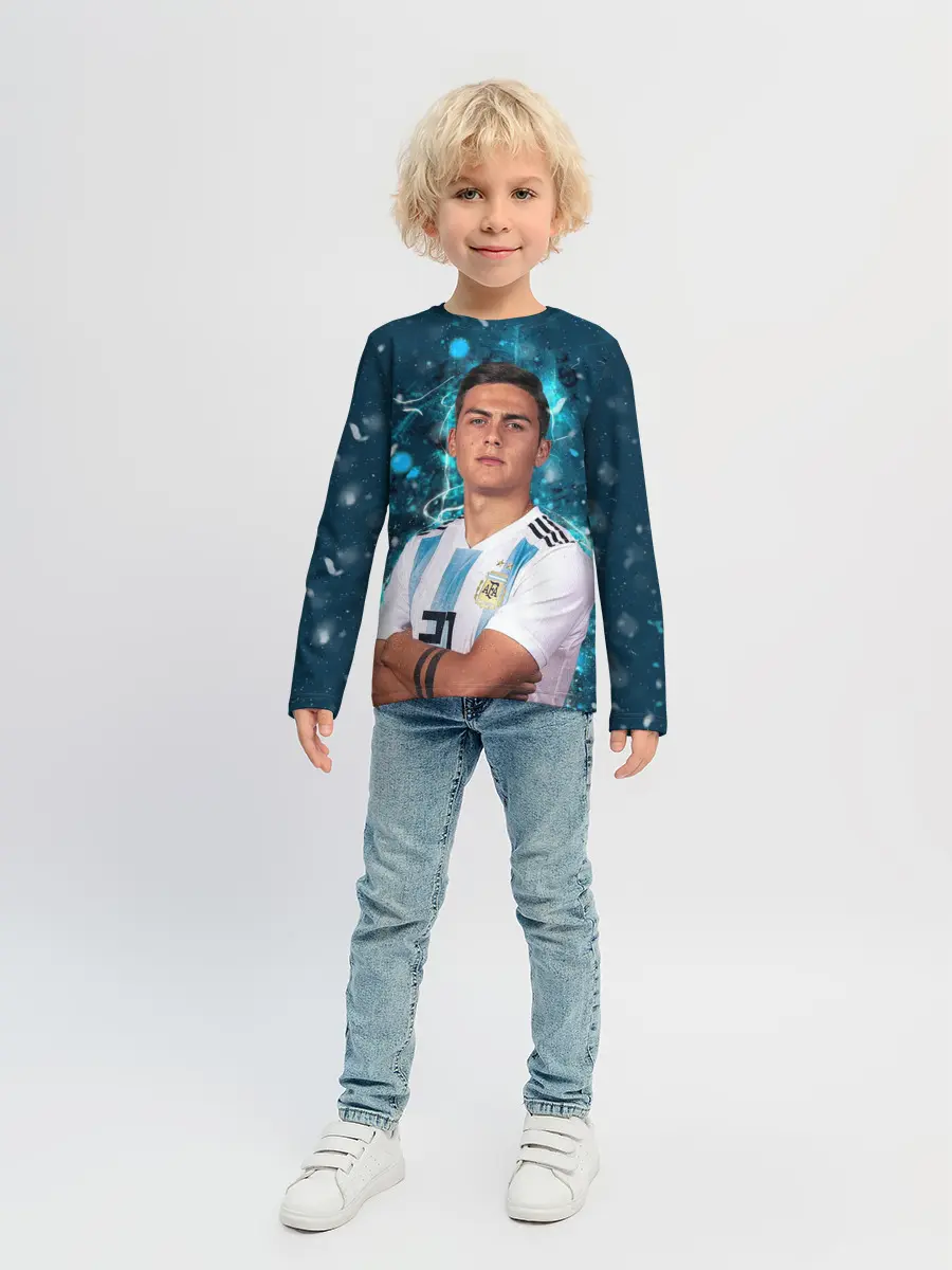 Детский лонгслив / Дибала Аргентина