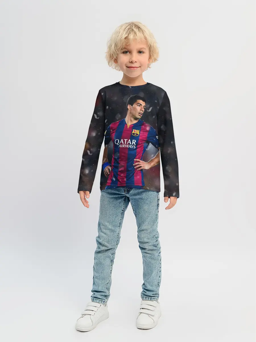 Детский лонгслив / Луис Суарес