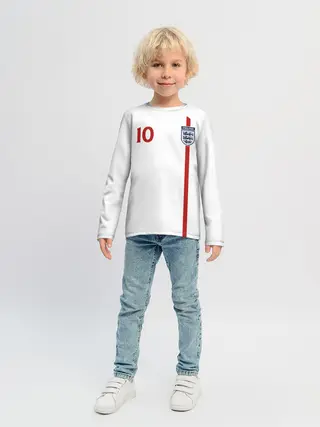 Детский лонгслив / Майкл Оуэн Англия Ретро