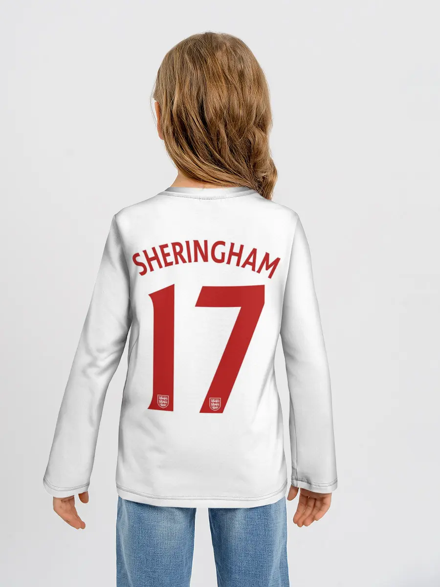 Детский лонгслив / Тедди Шерингем Англия Ретро