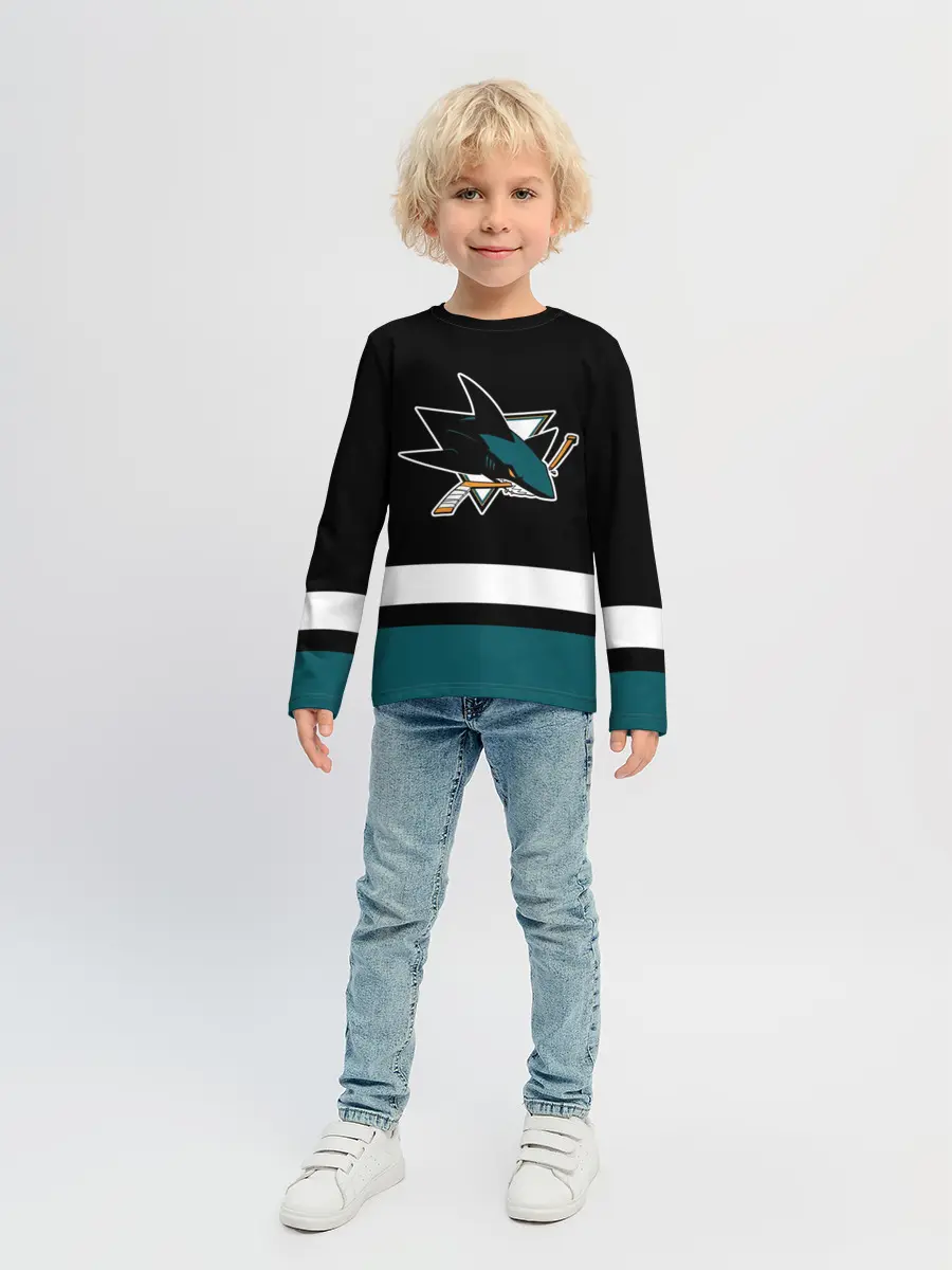 Детский лонгслив / Сан-Хосе Шаркс