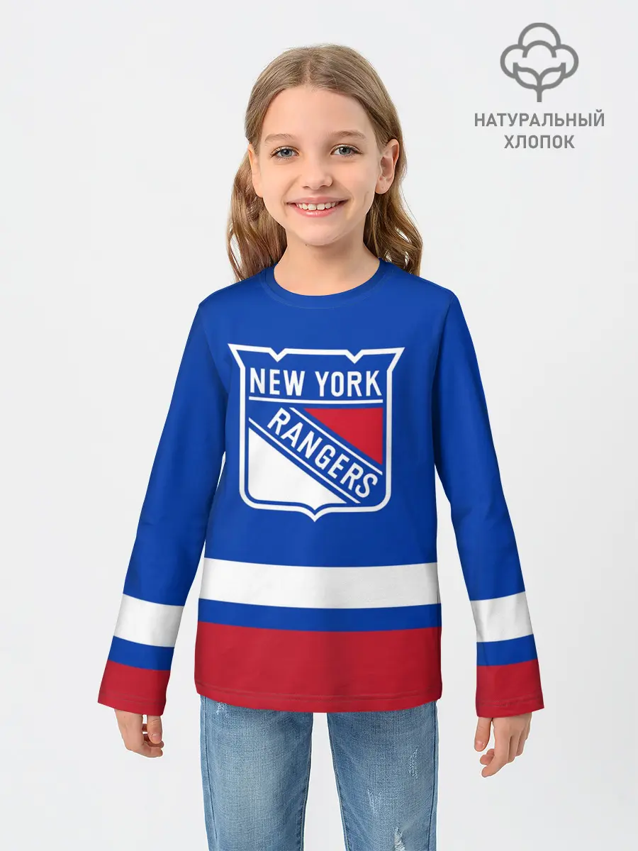Детский лонгслив / Нью-Йорк Рейнджерс НХЛ