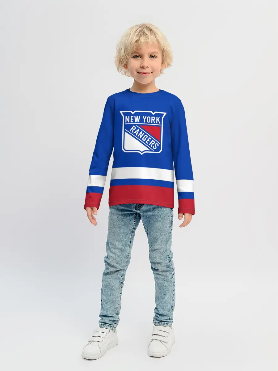 Детский лонгслив / Нью-Йорк Рейнджерс НХЛ