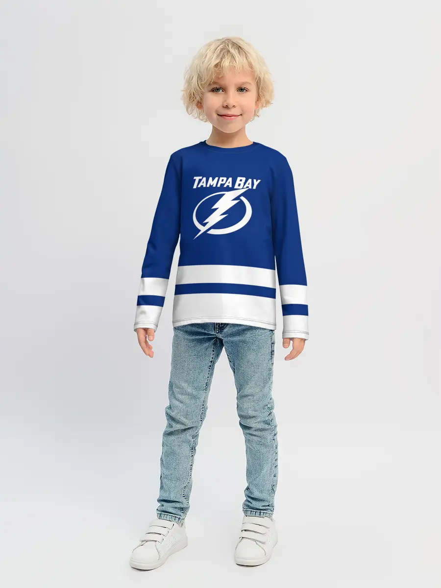 Детский лонгслив / Тампа-Бэй Лайтнинг НХЛ