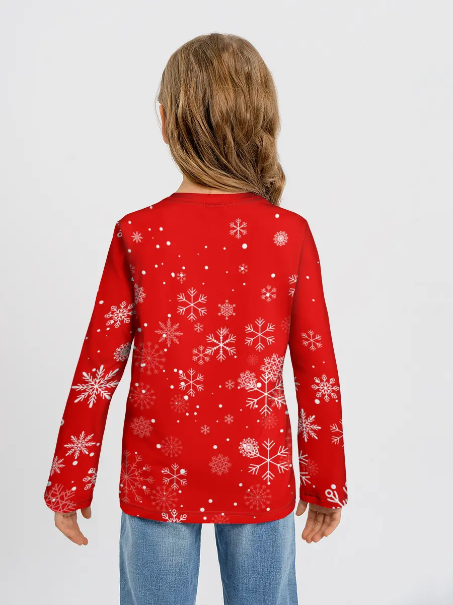 Детский лонгслив / FORTNITE НОВОГОДНИЙ.