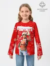 Детский лонгслив / FORTNITE НОВОГОДНИЙ.