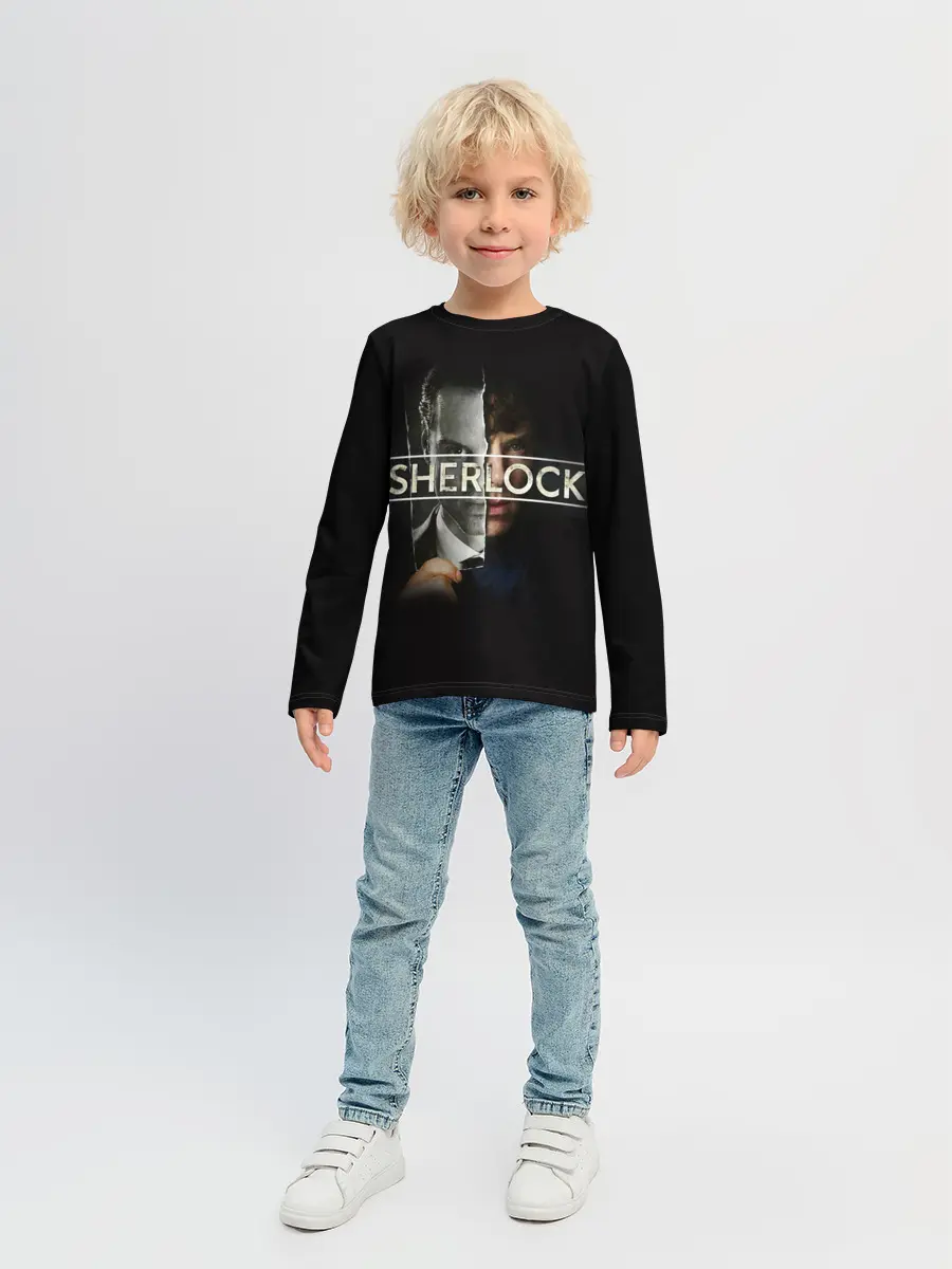 Детский лонгслив / Sherlock