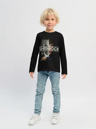 Детский лонгслив / Sherlock