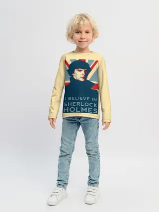 Детский лонгслив / Sherlock Holmes