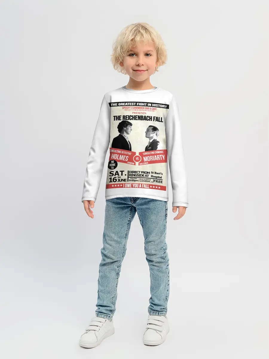 Детский лонгслив / The reichenbach fall