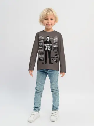 Детский лонгслив / Moriarti was real