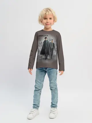 Детский лонгслив / SHERLOCK | ШЕРЛОК