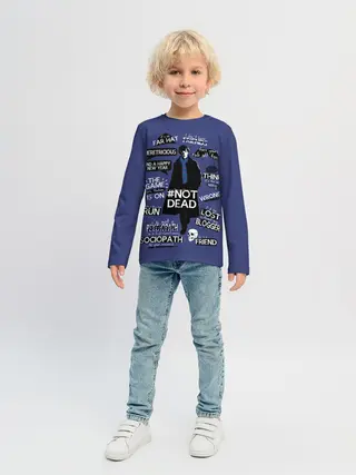 Детский лонгслив / Sherlock not beab