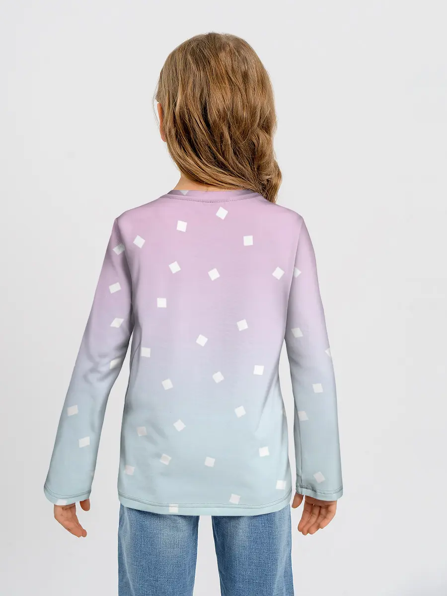 Детский лонгслив / Милый градиент