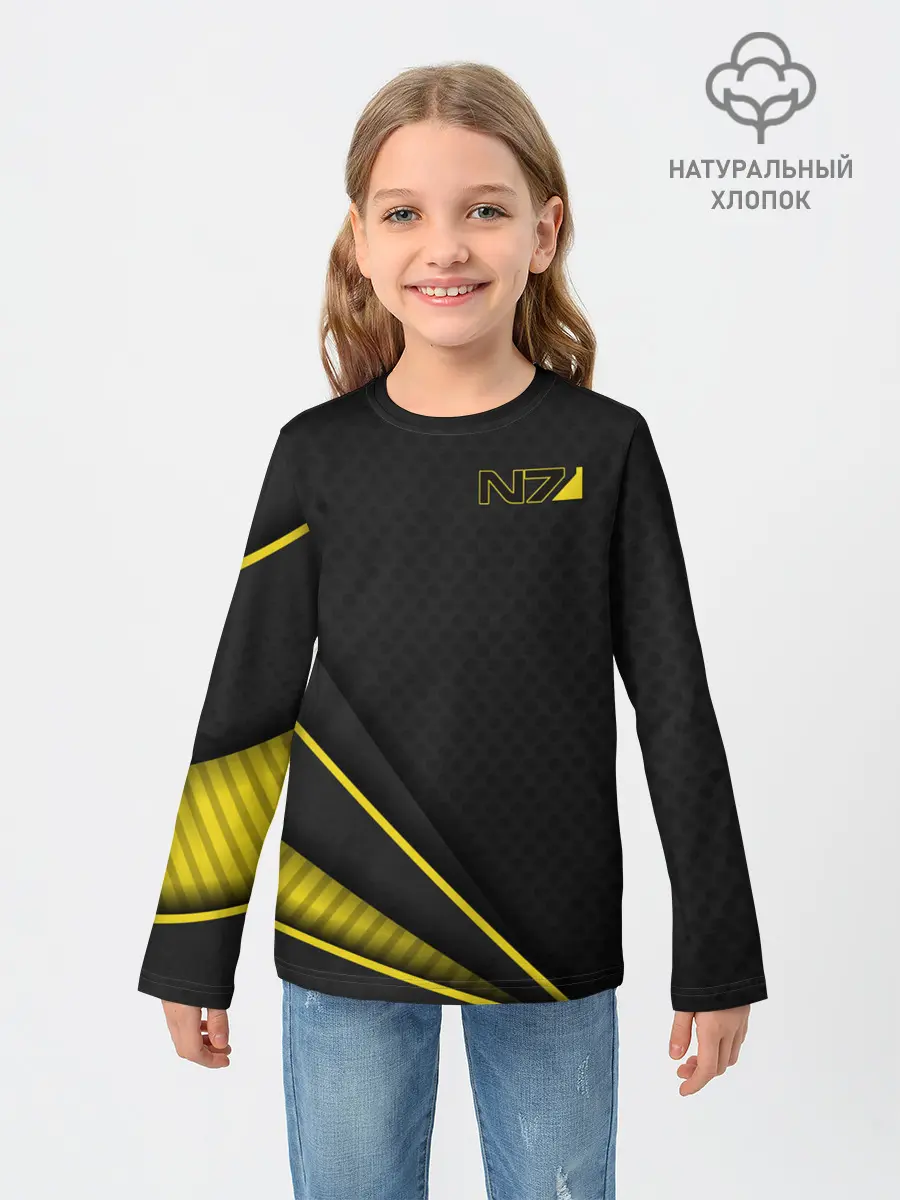 Детский лонгслив / Mass Effect N7