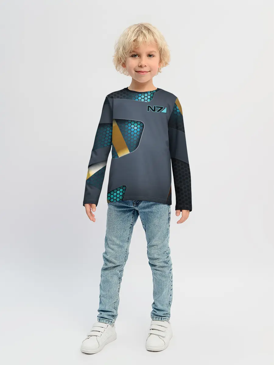 Детский лонгслив / MASS EFFECT N7 | МАСС ЭФФЕКТ Н7