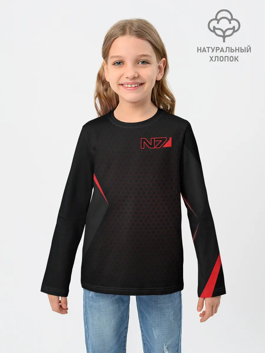 Детский лонгслив / Mass Effect N7