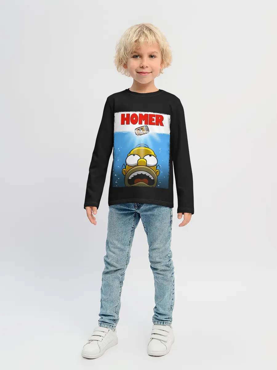 Детский лонгслив / Homer