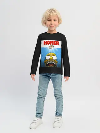 Детский лонгслив / Homer