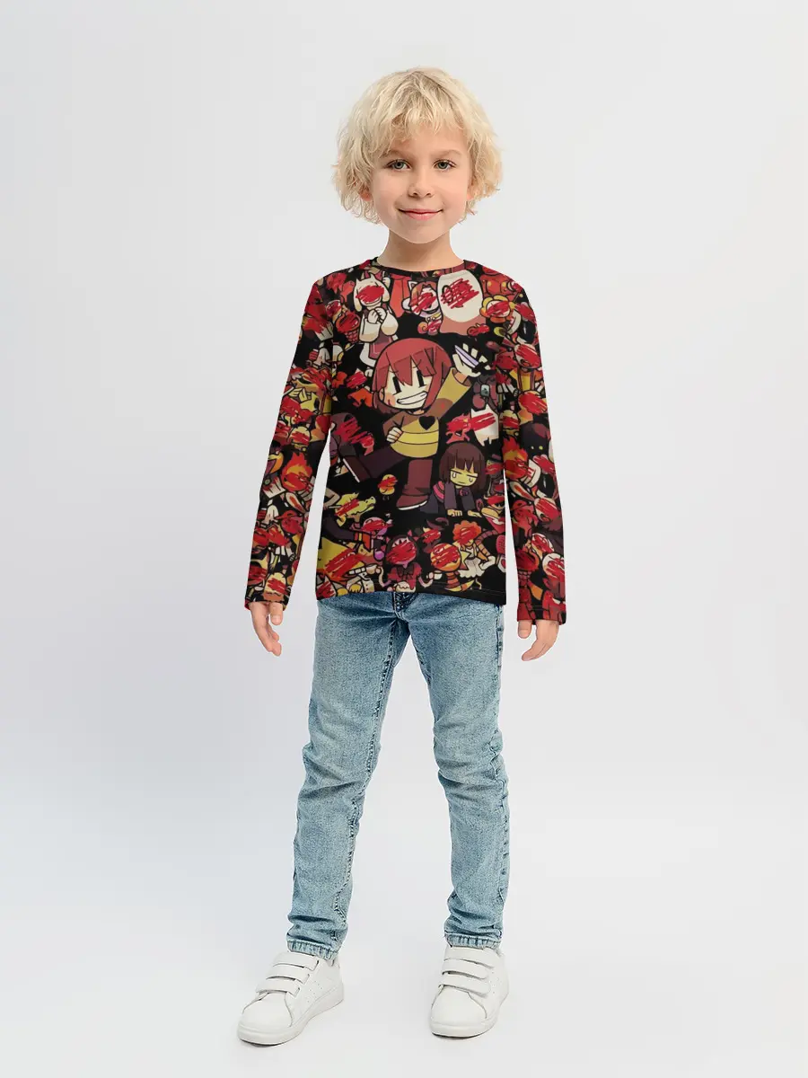 Детский лонгслив / UNDERTALE CHARA