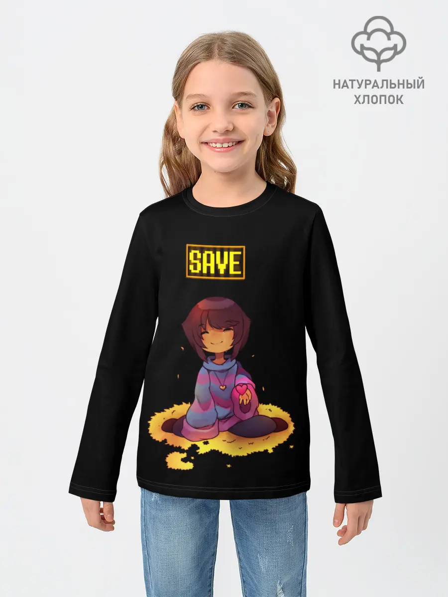 Детский лонгслив / UNDERTALE FRISK