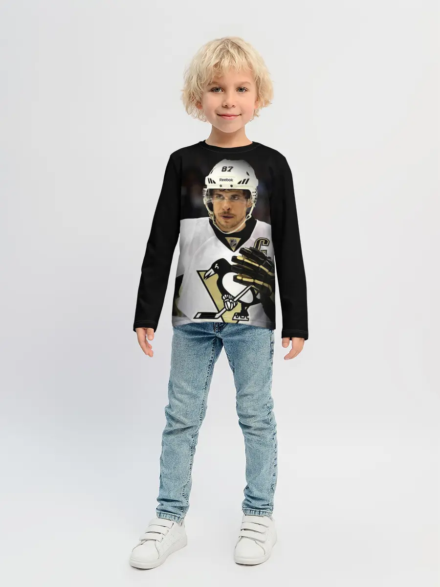 Детский лонгслив / Сидни Кросби