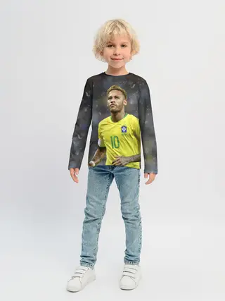 Детский лонгслив / Неймар