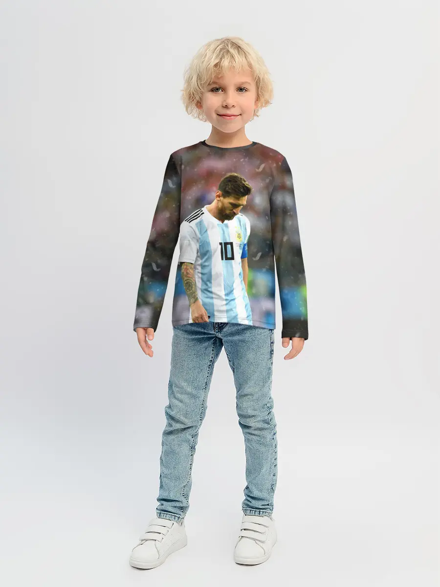 Детский лонгслив / Месси Аргентина