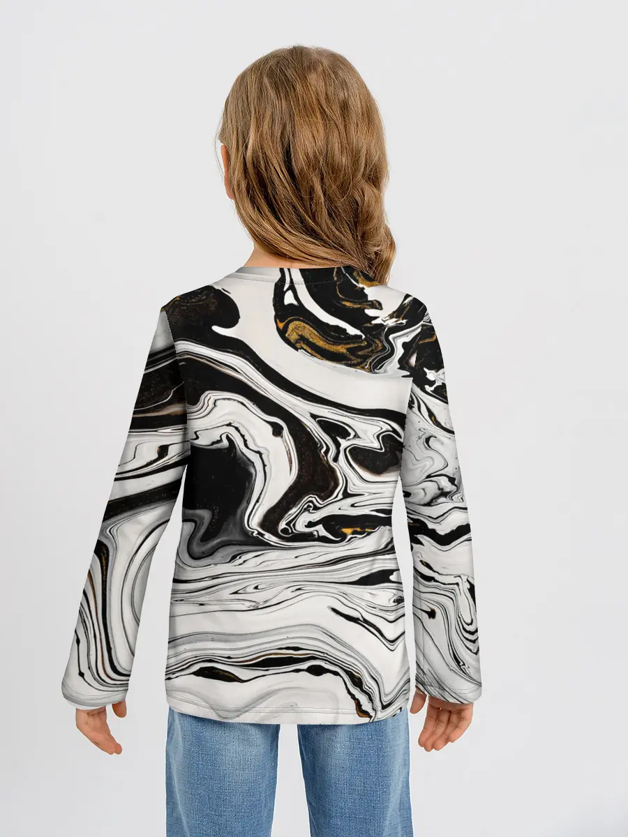 Детский лонгслив / woman yelling at cat