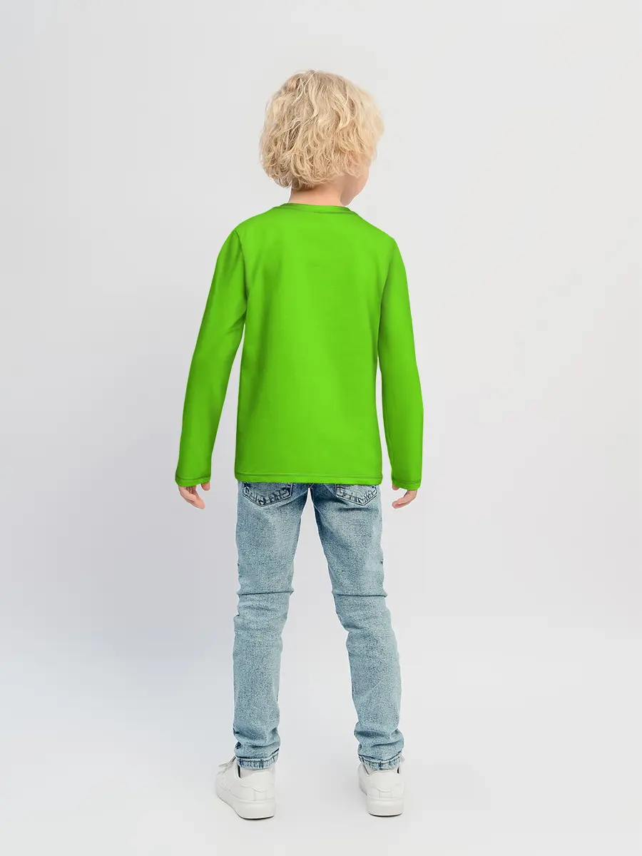 Детский лонгслив / Grinch Face