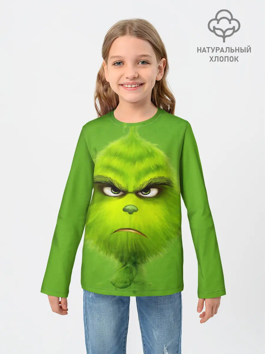 Детский лонгслив / The Grinch