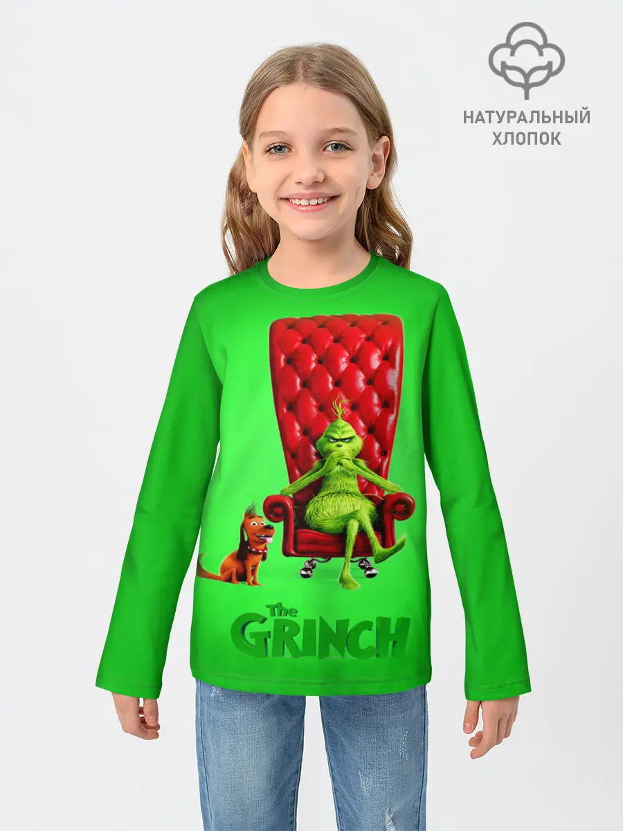 Детский лонгслив / The Grinch