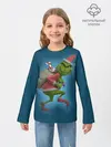 Детский лонгслив / Гринч