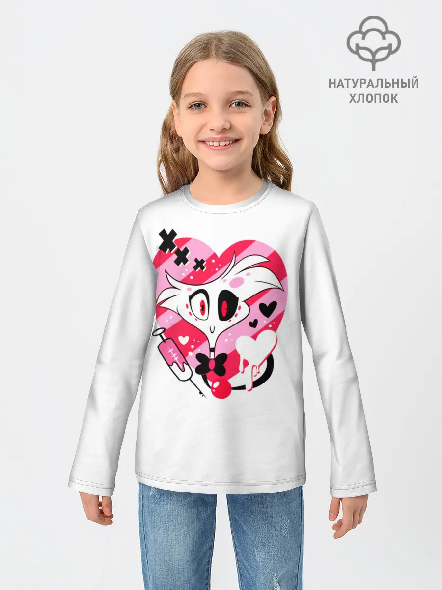 Детский лонгслив / Hazbin Hotel