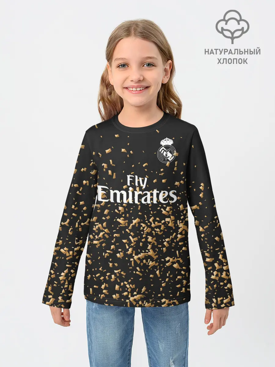 Детский лонгслив / Real Madrid 4-th 19-20