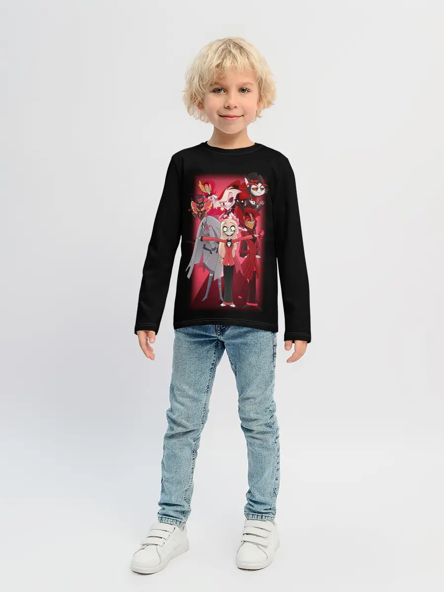 Детский лонгслив / Hazbin Hotel