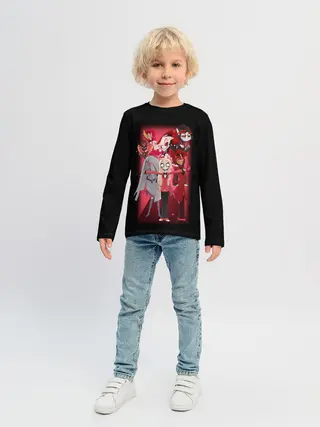 Детский лонгслив / Hazbin Hotel