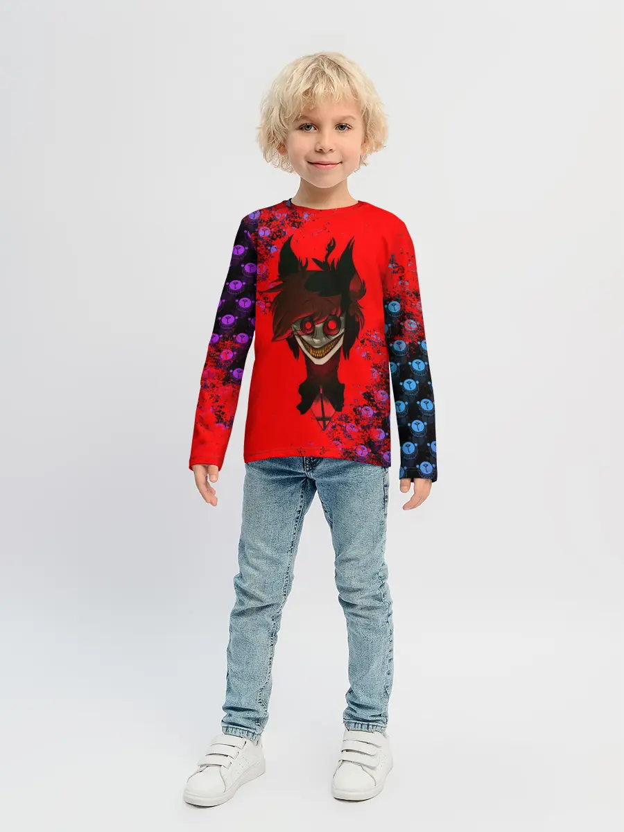 Детский лонгслив / Hazbin Hotel Alastor