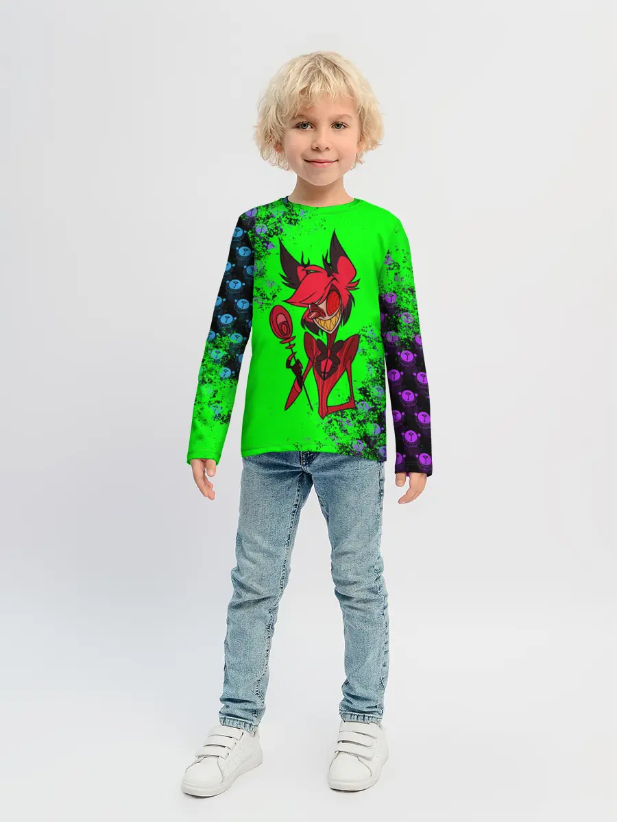 Детский лонгслив / Hazbin Hotel Alastor